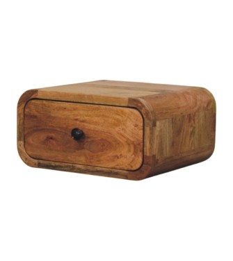 Table de chevet murale Avora Mini, aspect chêne, 1 tiroir