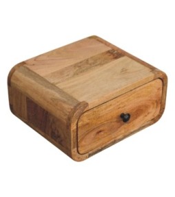 Table de chevet murale Avora Mini, aspect chêne, 1 tiroir