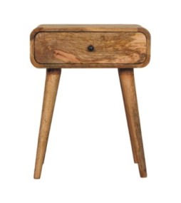 Table de chevet Avora aspect chêne avec 1 tiroir