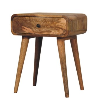 Table de chevet Avora aspect chêne avec 1 tiroir