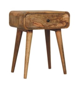 Table de chevet Avora aspect chêne avec 1 tiroir