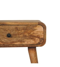 Table de chevet Avora aspect chêne avec 1 tiroir