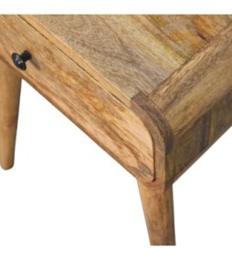 Table de chevet Avora aspect chêne avec 1 tiroir