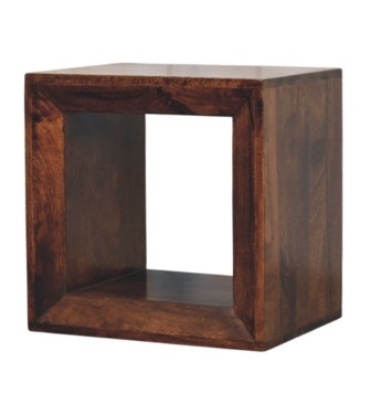 Solis Open California Walnut Side Table