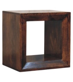 Solis Open California Walnut Side Table