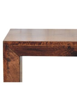 Solis Open California Walnut Side Table