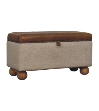 Boucle Lid- up Storage Ottoman