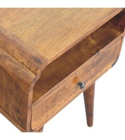 Table de chevet Newton finition châtaigne