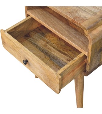 Table de chevet Newton aspect chêne
