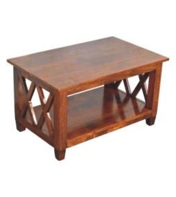 Belmont X-Frame Chestnut Coffee Table