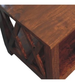 Belmont X-Frame Chestnut Coffee Table