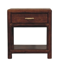 Table de chevet Regency finition châtaigne