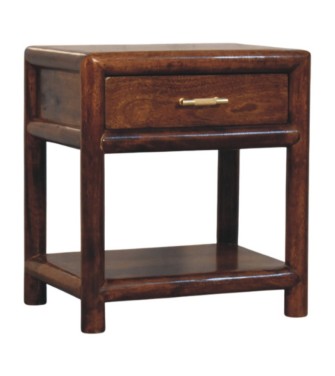 Table de chevet Regency finition châtaigne