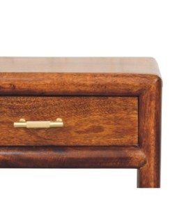 Table de chevet Regency finition châtaigne