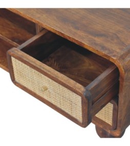 Larissa 4 Drawer Chestnut Media Unit