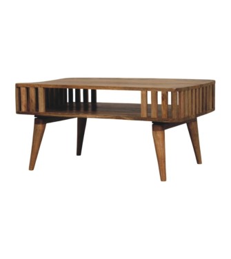 Slatted Oak-ish Coffee Table
