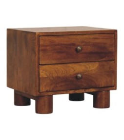 Tula 2 Drawer Chestnut Nightstand