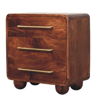 3-Drawer Rounded Chest