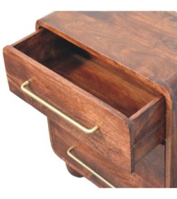 3-Drawer Rounded Chest