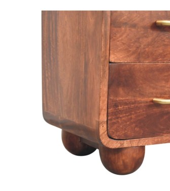 3-Drawer Rounded Chest