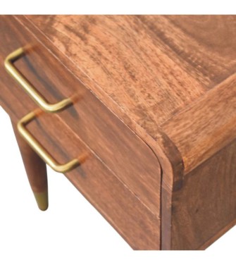 Table de chevet Valenza à deux tiroirs