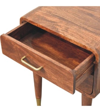Table de chevet Valenza à deux tiroirs