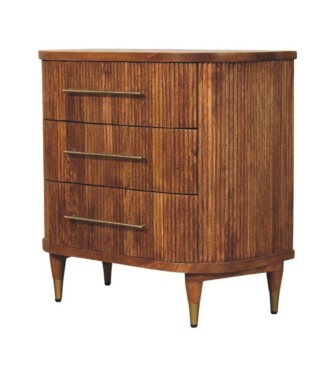 Emerson Ribbed 3-Drawer Chest