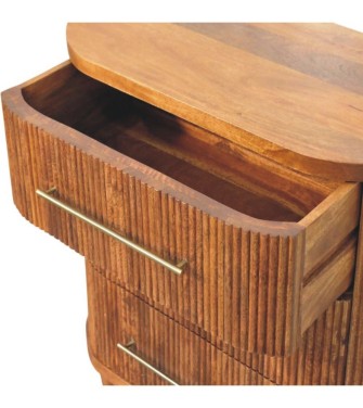 Emerson Ribbed 3-Drawer Chest
