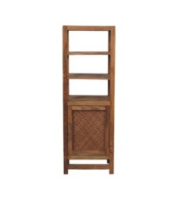 Armoire haute en rotin safran