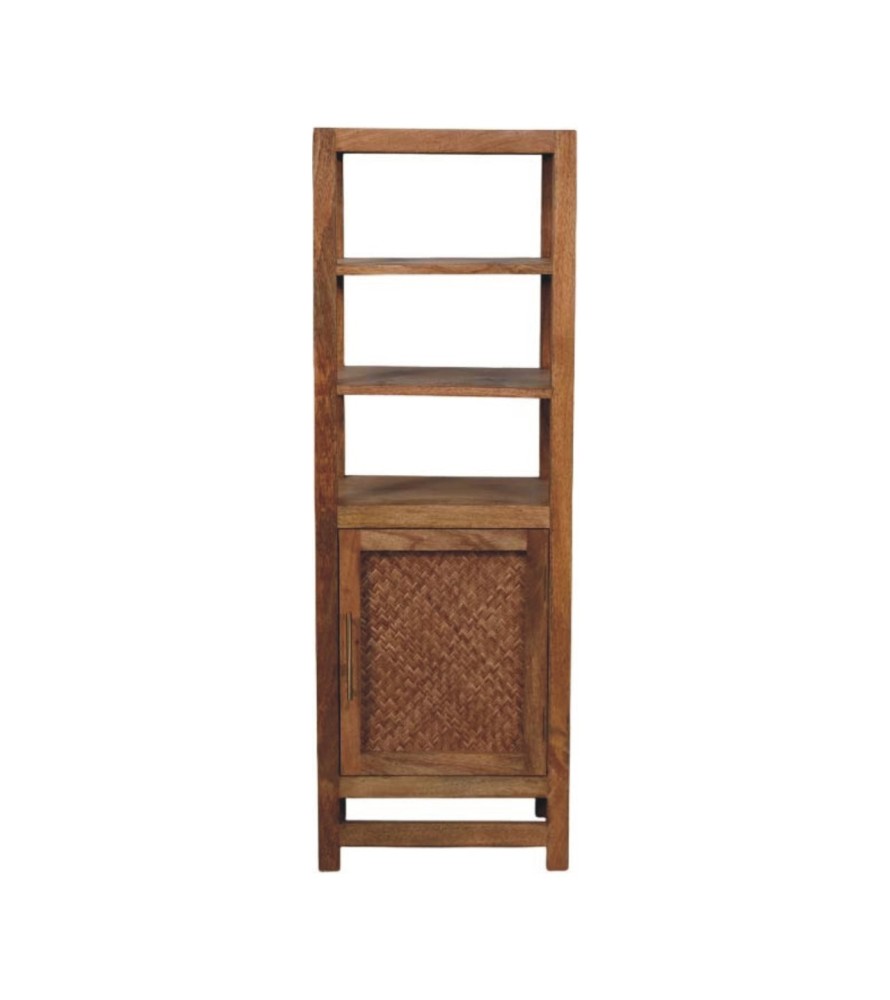 Armoire haute en rotin safran