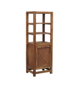 Armoire haute en rotin safran