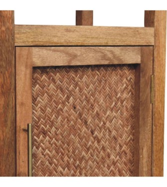 Armoire haute en rotin safran