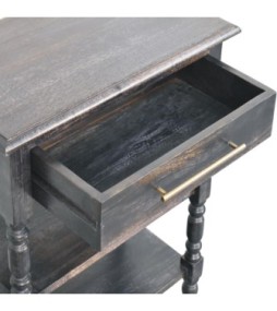 Heritage Turned-Leg Side Table