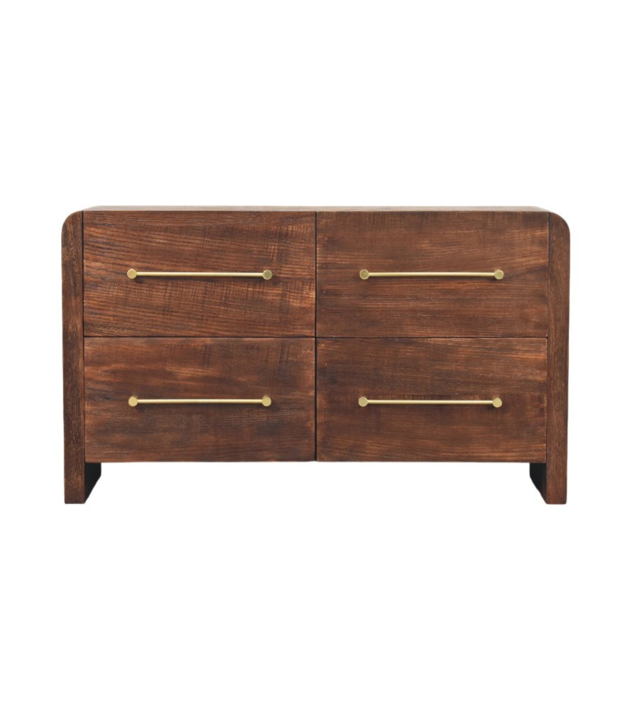 Aurelio Smoked Oak Chest of Drawers