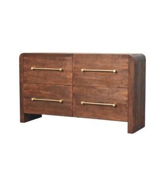 Aurelio Smoked Oak Chest of Drawers