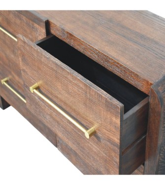 Aurelio Smoked Oak Chest of Drawers