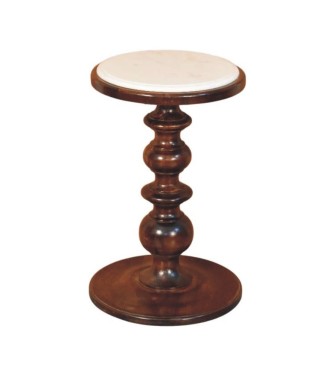 Bellmont Marble-Top Side Table