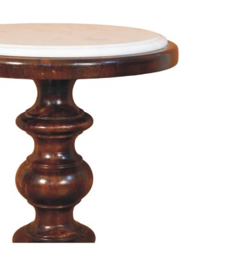 Bellmont Marble-Top Side Table