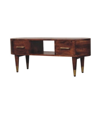 Valenza Curved Media Console