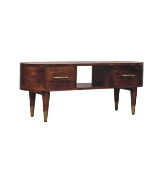 Valenza Curved Media Console