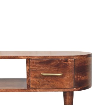 Valenza Curved Media Console