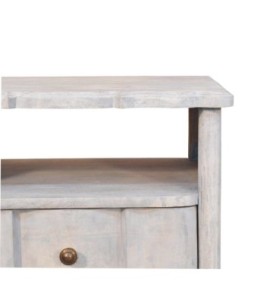 Table de chevet ouverte Lume Washed