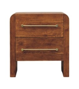 Table de chevet Aurelio à deux tiroirs