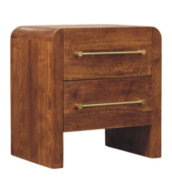 Table de chevet Aurelio à deux tiroirs