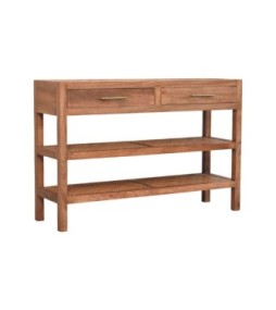 Saffron Rattan Console
