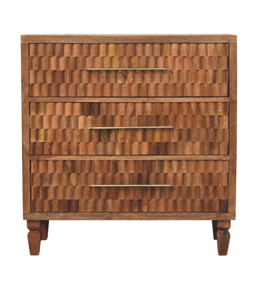 Cadiz Carved Storage Chest
