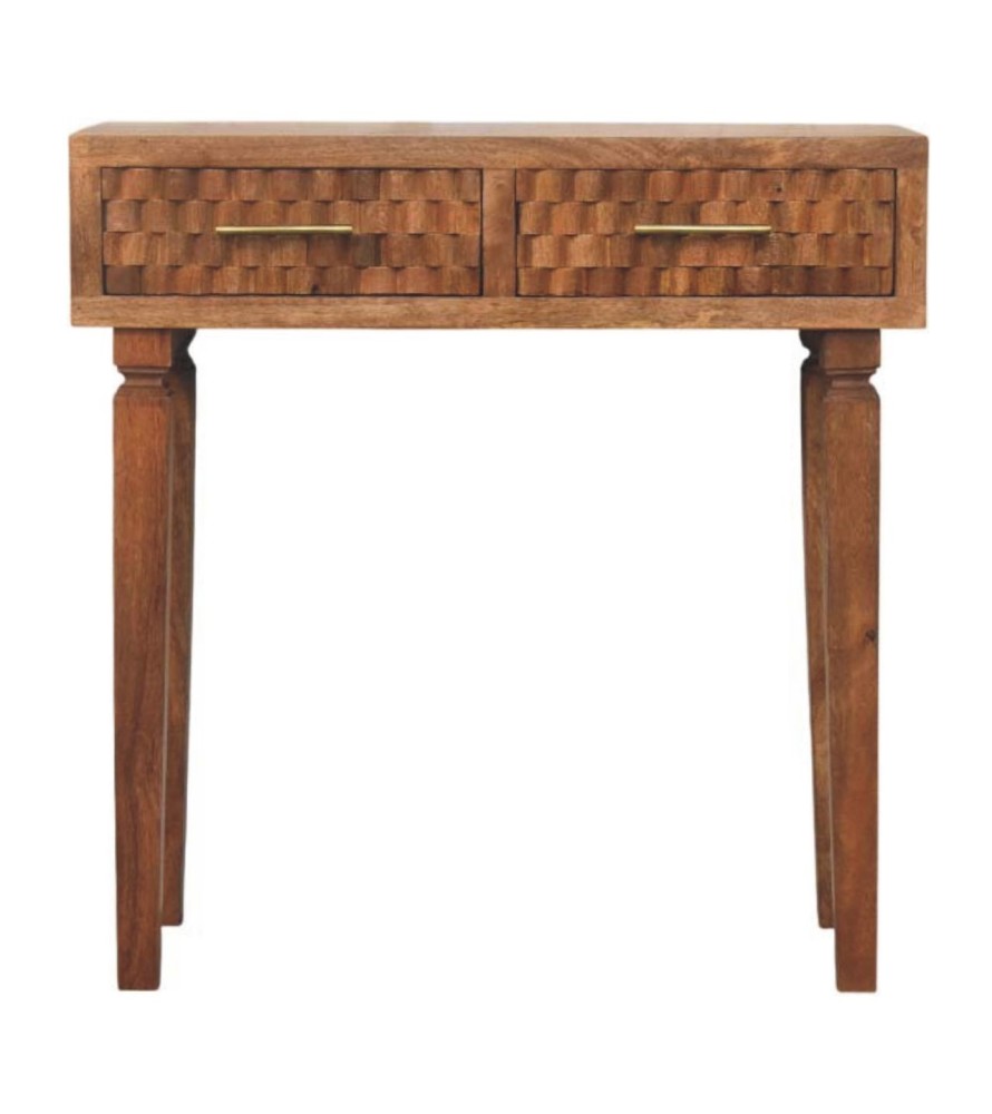 Cadiz Carved Twin-Drawer Console