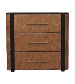 Havana Weave 3 Drawer Chest