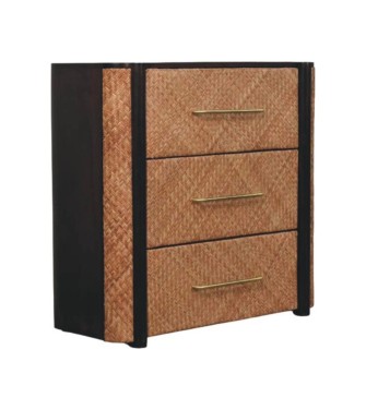 Havana Weave 3 Drawer Chest